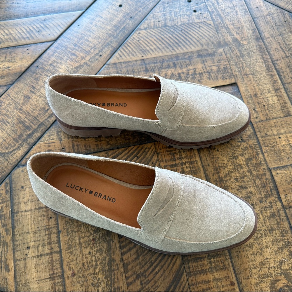 Lucky Brand Tan Loafers